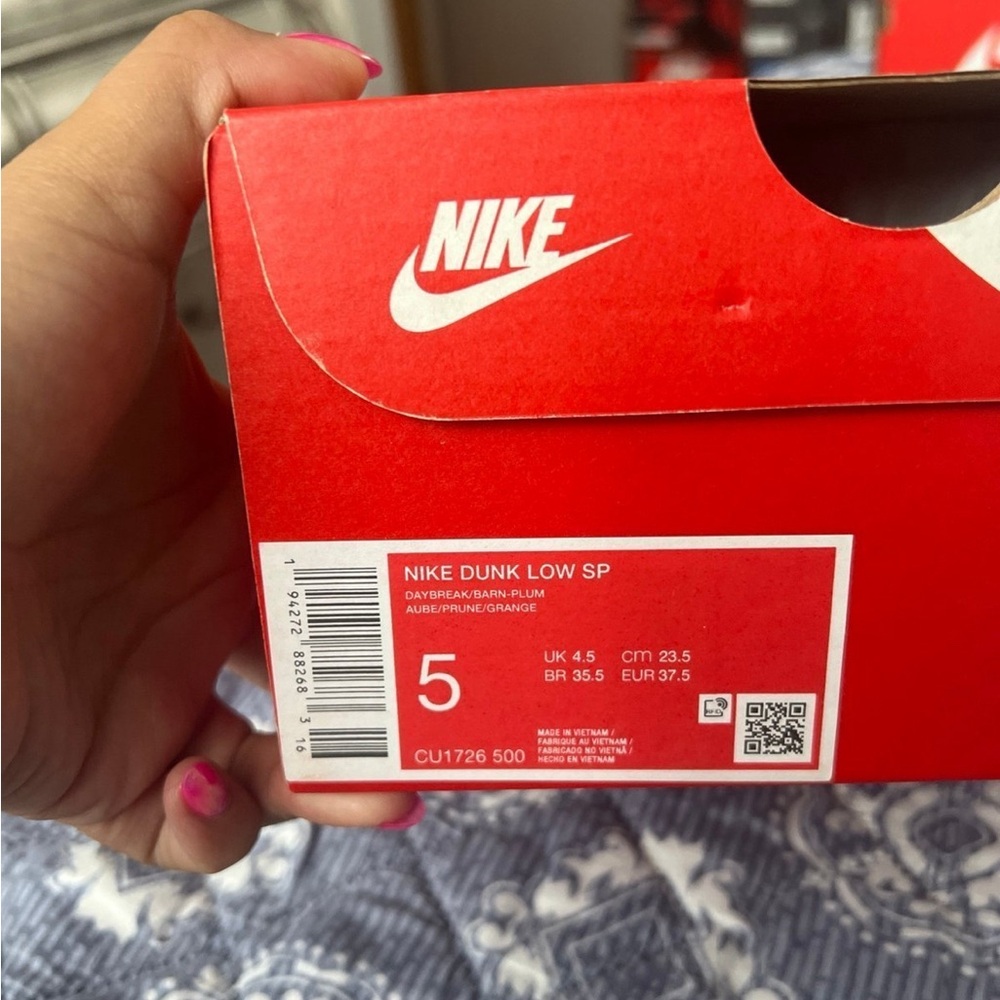 Plum Nike Dunks